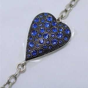 Brighton Glisten Blue Heart